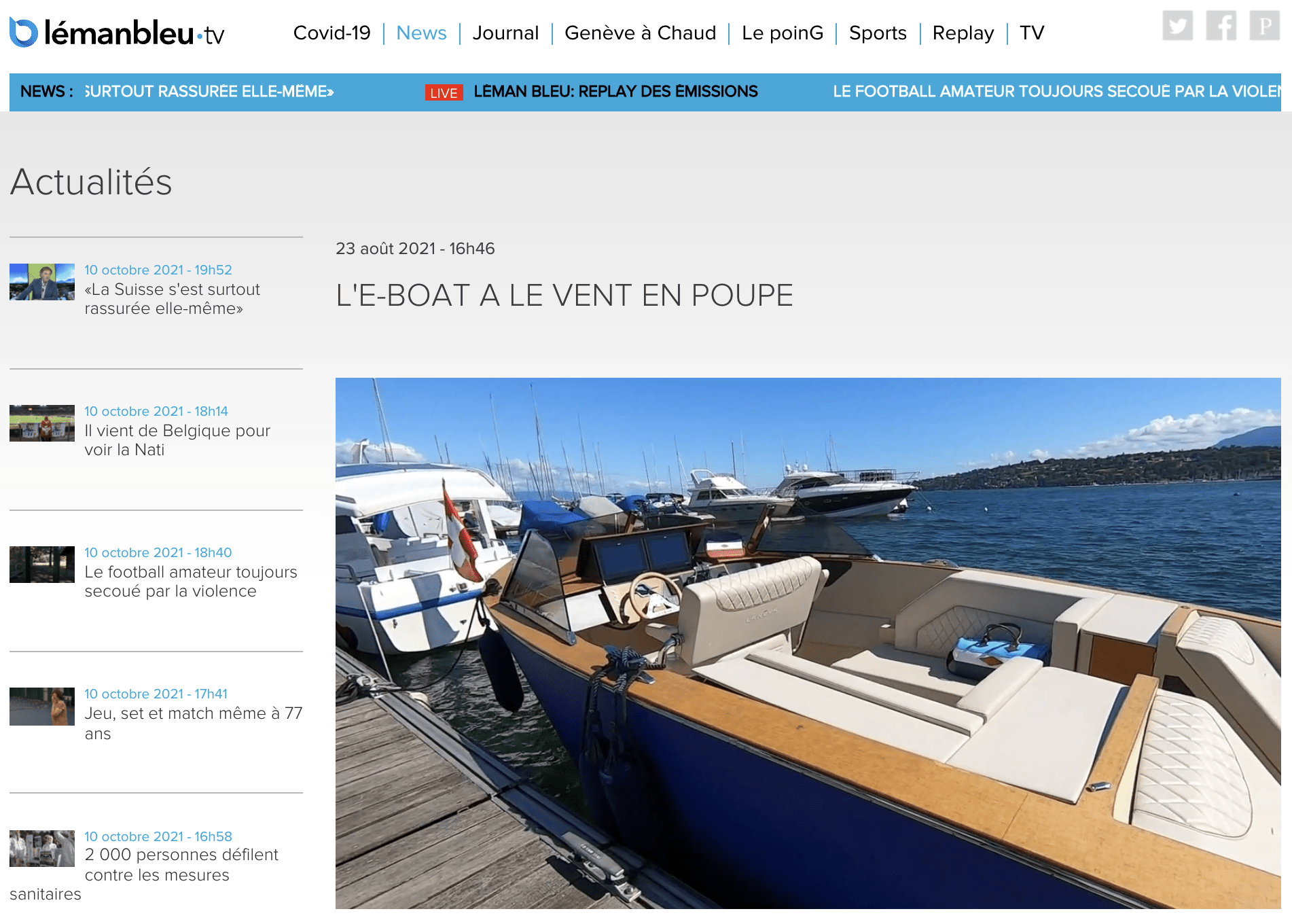 Léman bleu eBoat